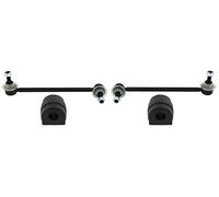 MAPCO Kit de réparation suspension du stabilisateur Avant gauche Avant droit intérieur Kit de reparation barre stabilisatrice 53725 avec bielle/barre de poussée
