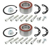 MAPCO Kit de roulement de roue 46881 des deux côtés du pont arrière Diamètre intérieur: 45mm Diamètre extérieur: 84mm contient deux kits de roulements de roue Compatible avec MERCEDES-BENZ 190 W201