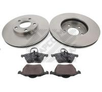 MAPCO Kit Disques Et Plaquettes De Frein Avant pour VW Passat B5 Berline (3B2)