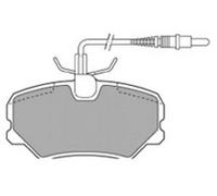 MAPCO Plaquettes de frein Avant convient pour PEUGEOT 306 Cabriolet (7D, N3, N5)