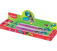 Maped 027900 Twist'n Flex Lot de 20 règles Couleurs assorties 30 cm