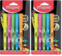 Maped 1 864 428,6 cm Stylos surligneur Fluo Peps Connect (Lot de 2)
