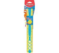 Maped - 1 règle d'apprentisssage de 30 cm Kidy Learn - Anti-dérapante