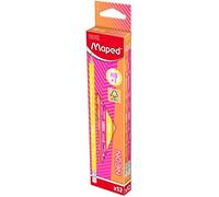 Maped - 12 crayons Graphite HB2 NEON - crayons à Papier FSC HB