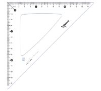Maped Équerre Cristal 45° Hypoténuse 21 cm