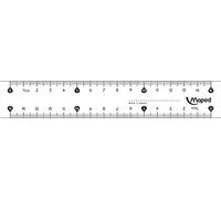 MAPED 146507 Règle Essentials 15 cm double graduation