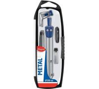 Maped 197513 Compas bleu, argenté