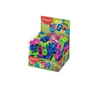 Maped - 1x taille-crayon boogy, en plastique, couleurs assorties 063211