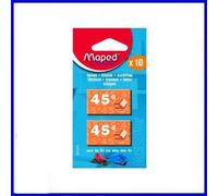 Maped 21459 Blister De 10 Lames Pour Biseau A 45