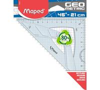 Maped Équerre Geometric G 45° hypoténuse 21 cm Plastique scolaire