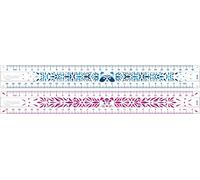 Maped 245601 - Règle résistante aux chocs STUDY FANCY 30 cm