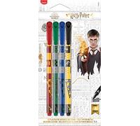 Maped - 4 feutres Graph'Peps Harry Potter - Pointe Moyenne 0, 8 mm