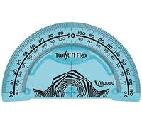 MAPED 40920 Rapporteur Twist'n'flex 180 g 10 cm gradué Couleurs Assorties