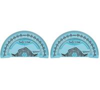 MAPED 40920 Rapporteur Twist'n'flex 180 g 10 cm gradué Couleurs Assorties (Lot de 2)