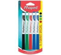 Maped - 5 Feutres effaçables à sec pour ardoises et tableaux blancs