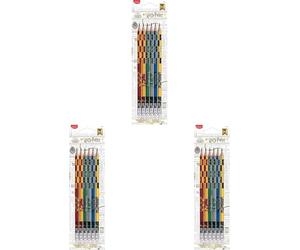 Maped - 6 Crayons Graphite Black’Peps Harry Potter HB Embout Gomme - Crayons à Papier - Lot de 18 Crayons dessin