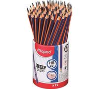 Maped - 72 crayons graphites HB Navy Green - avec 47, 2% de matières