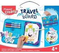 Maped 969311 Maped Creativ kit de peinture de voyage TRAVEL BOARD, 21 pièces