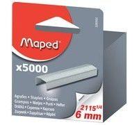 Maped Agrafes N°10 zinguées – Boîte de 5000 – Gris