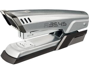 Maped Agrafeuse de bureau métallique Demi-bande A-3545 - Jusqu'à 25 feuilles à la fois - Accepte les agrafes 24/6 et 26/6 - Agrafage ouvert et fermé - Couleur éclats métalliques