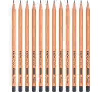 maped BLACK'PEPS Crayons B noir/orange, 12 pcs.