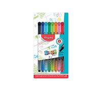 Maped Blister inversé de 8 feutres fins GRAPH'PEPS PREMIUM
