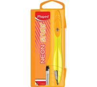 Maped Boîte à compas STUDY NEON couleur aléatoire (1 pièce)