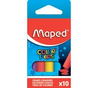 MAPED Boîte de 10 craies couleurs assorties