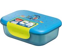 MAPED - Boîte Repas Ecozen 900ml Raton Laveur - Hermétique et Durable - Ouverture Facile avec Clip Fluo - Passe au Micro-Ondes et Lave-Vaisselle - Matériau biosourcé, Bleu