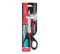 Maped - Ciseaux Advanced Gel Asymétrique 21 cm - Poignées ergonomiques gel - Lames inox