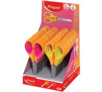 MAPED Ciseaux Pulse Soft NEON, 130 mm, présentoir de 24