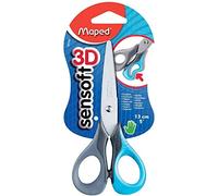 Maped Ciseaux à anneaux Sensoft - Souples et ergonomiques - Modèle aléatoire