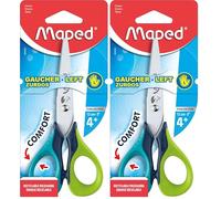 MAPED Ciseaux scolaires Sensoft 3D GAUCHER 130 mm coloris assorti (Lot de 2)