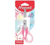 Maped Ciseaux Sensoft 3D pastel 13 cm bout rond, coloris assortis – présentoir de 24