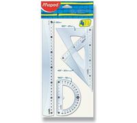 MAPED Classic ruler set 4pcs - mix de variantes ou de couleurs