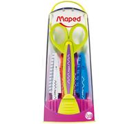 Maped - Coffret Ciseaux Cranteurs pour Découpe Créative - Paire de Ciseaux + 5 Lames Interchangeables - Loisirs Créatifs Enfant - À partir de 3 ans