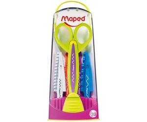 Maped - Coffret Ciseaux Cranteurs pour Découpe Créative - Paire de Ciseaux + 5 Lames Interchangeables - Loisirs Créatifs Enfant - À partir de 3 ans