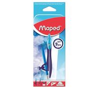 Maped - Coffret Math Set Arctic Vibes - Coffret Métal avec 2 Compas + Mini Set de Traçage + Taille-Crayon + Gomme + Crayon