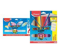 Maped Collection Jungle - Feutres & Crayons Strong Color'Peps Bundle