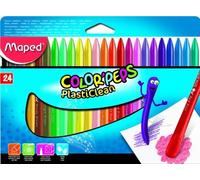 Maped Color'peps Plasticlean Set De 24 Crayons Helix 862013
