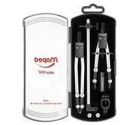 Maped Compas 1947 - N°415 - Coffret 5 pièces - 1 Compas classique 130 mm + 1 compas BALUSTRE 105 mm + 1 allonge 140 mm + étui-mine + bague 178002 Gris