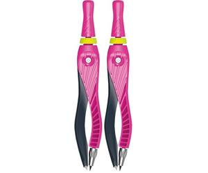 Maped - Compas ergonomique KID'Z AGILITY avec tête rotative - bleu, rose 181511 (Lot de 2)