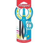 Maped - Compas Scolaire Kid'Z 360° Agility pour Enfant dès 6 Ans - Apprentissage pour Débutant avec Bague Adaptateur - Bleu