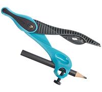 Maped - Compas Scolaire Kid'Z Bague - Compas Enfant pour Débutants - A partir de 6 ans - Pointe Sécurité et Bague Adaptateur - Coloris Bleu, 191690