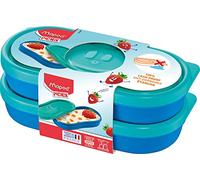 Maped- Concept Kids Boîte à goûter, 870903, Bleu, 2X 150 ML