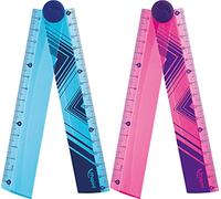 Maped Règle pliable Cosmic 281017 – 30 cm – Couleurs assorties – 1 unité