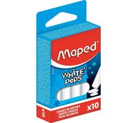 Maped craie pour tableau noir WHITE'PEPS rond blanc 10 pièces