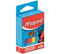 Maped Craies couleurs rondes pour tableau – Étui de 10