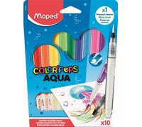 Maped Crayon aquarelle COLOR'PEPS AQUA étui carton 10 pièces