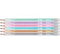 Maped crayon BLACK'PEPS GLITTER avec gomme HB couleur aléatoire (1 pièce)